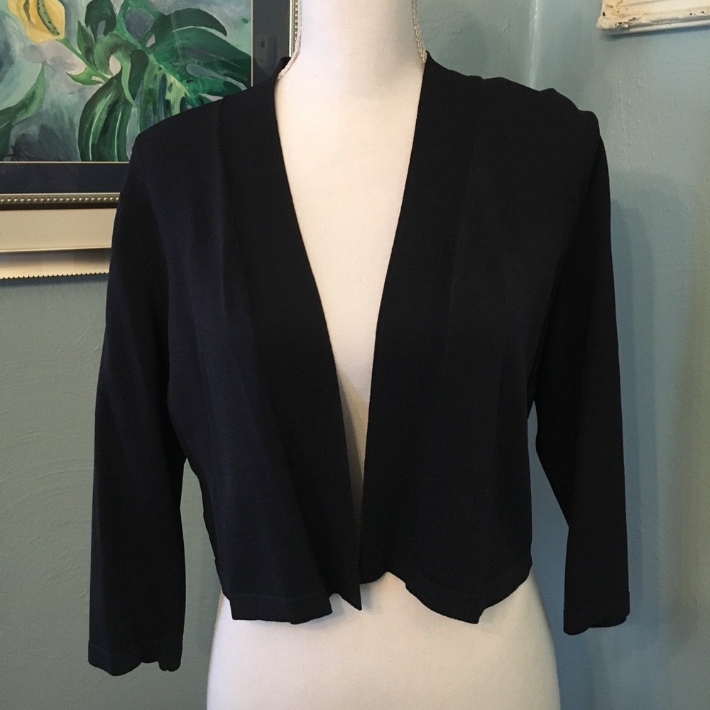 NWT Ann Taylor Bolero Sweater - Navy Size L (12)